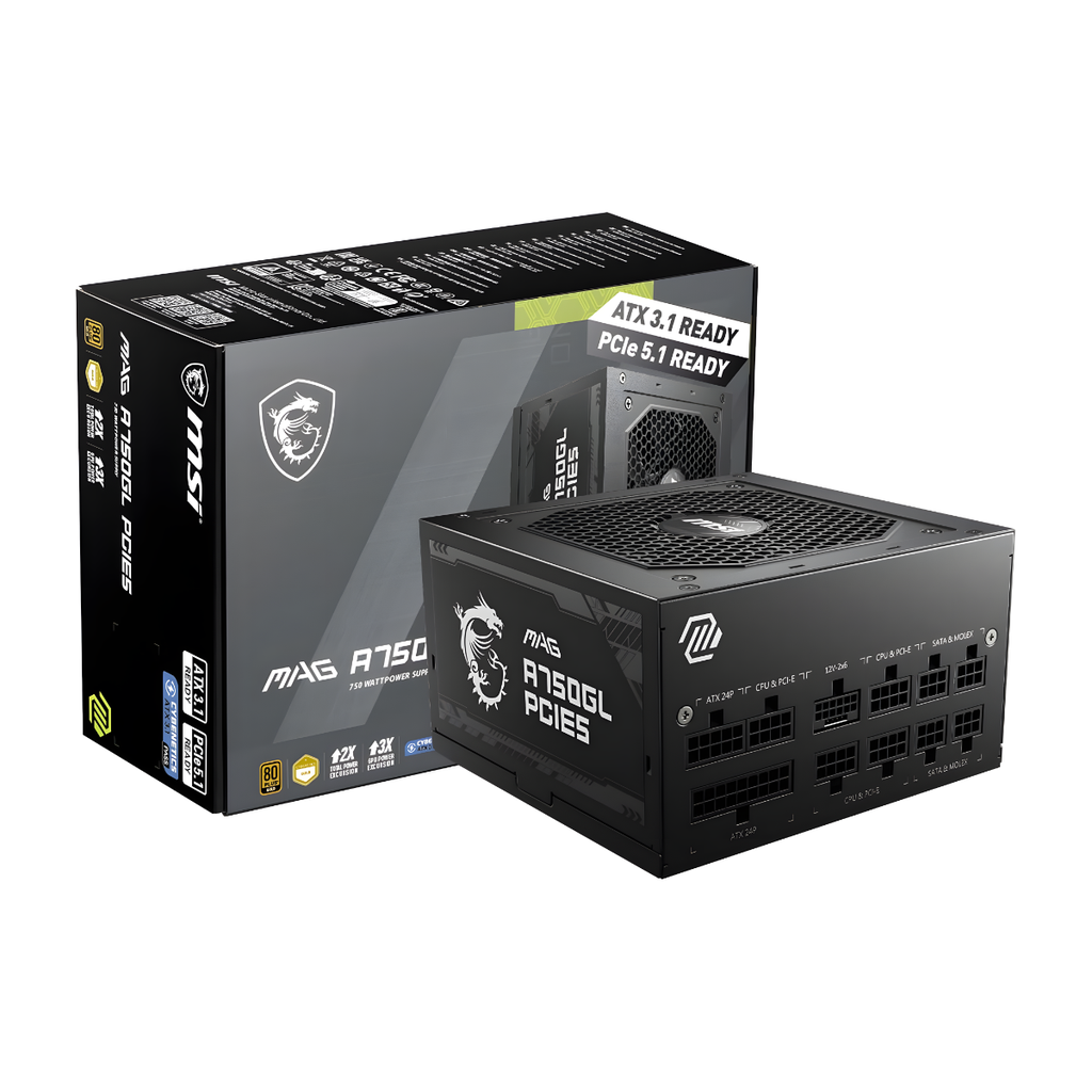 Fuente de Poder MSI MAG A750GL PCIE 5