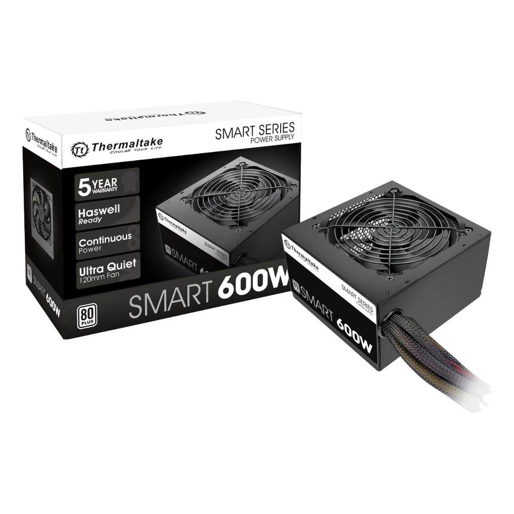 [Gaming] Fuente de poder Thermaltake Smart 600W 80 Plus